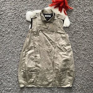 Sportmax Luxury Ramie Silk Blend Vest